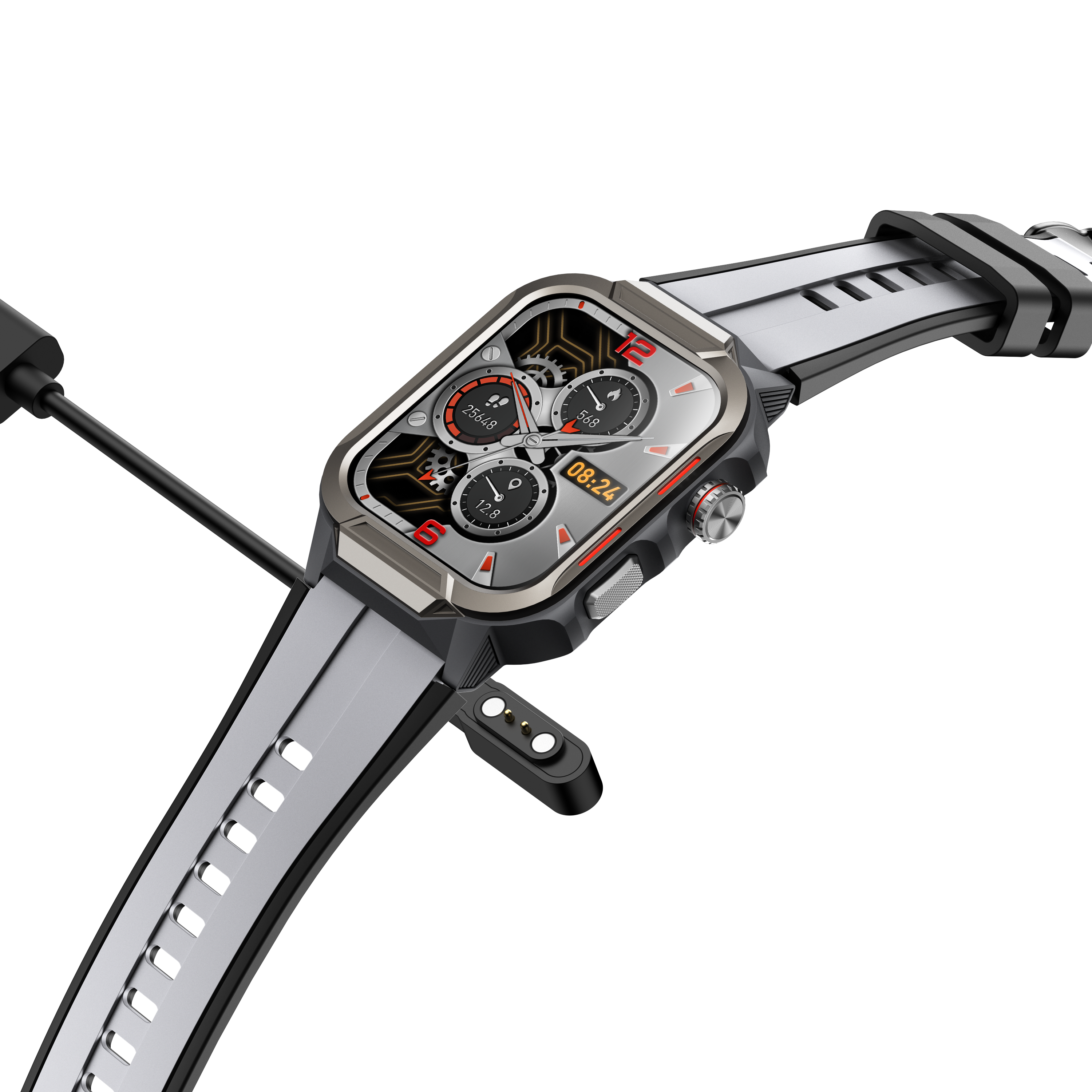 Smart Watch for Men 3ATM Waterproof Smartwatch 1.96 inch screen for Android and iOS Phones Fitness Tracker Watch with 100+ Sports Modes